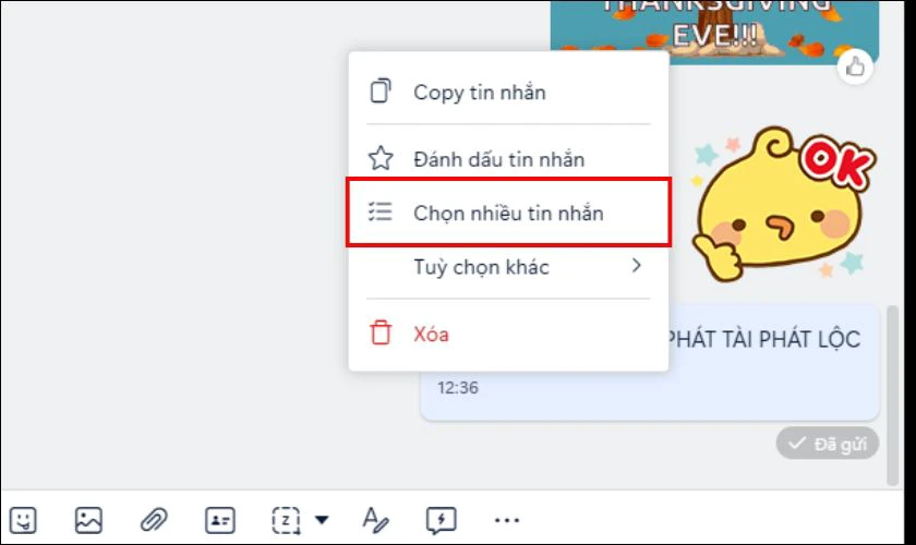 Gửi nhiều tin nhắn Zalo PC hàng loạt