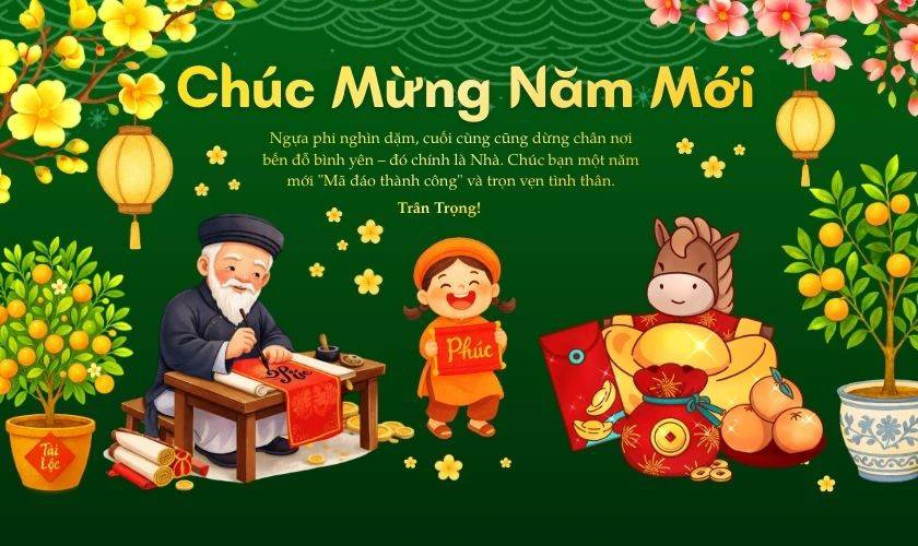 Hình ảnh Tết đẹp, sum vầy 2026 Bính Ngọ ý nghĩa