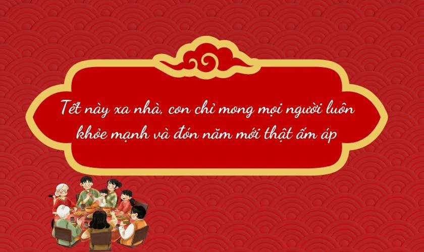 Mẫu viết thiệp chúc Tết họ hàng bà con ở xa mừng năm mới 2026