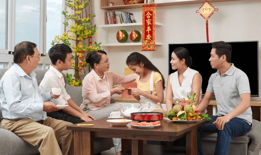 Phong tục chúc năm mới thông gia
