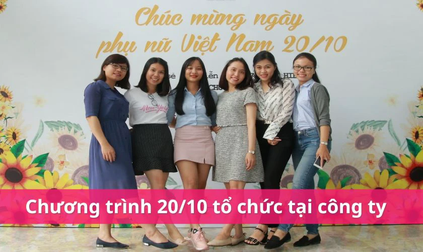 Chương trình 20/10 tổ chức tại công ty