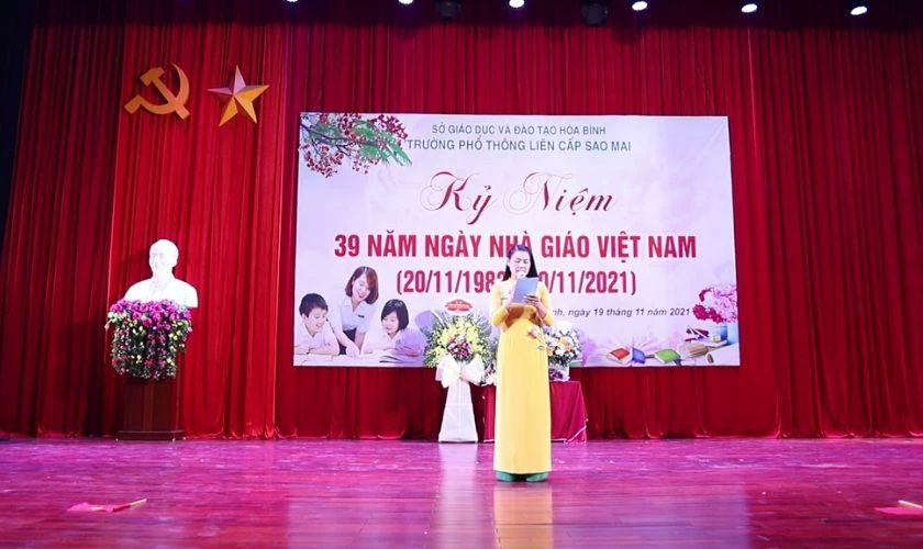 Tuyên bố lý do, giới thiệu đại biểu dự lễ kỷ niệm 20/11