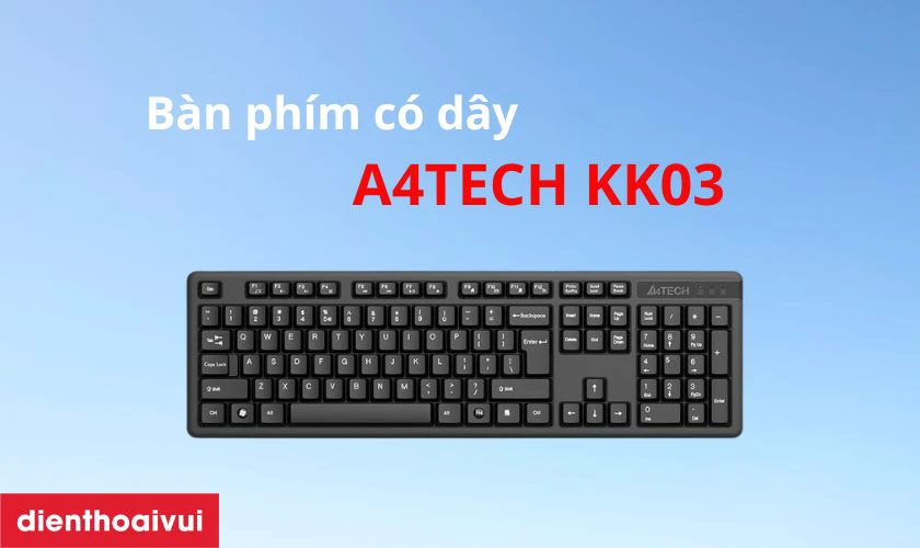 Bàn phím có dây A4TECH KK03