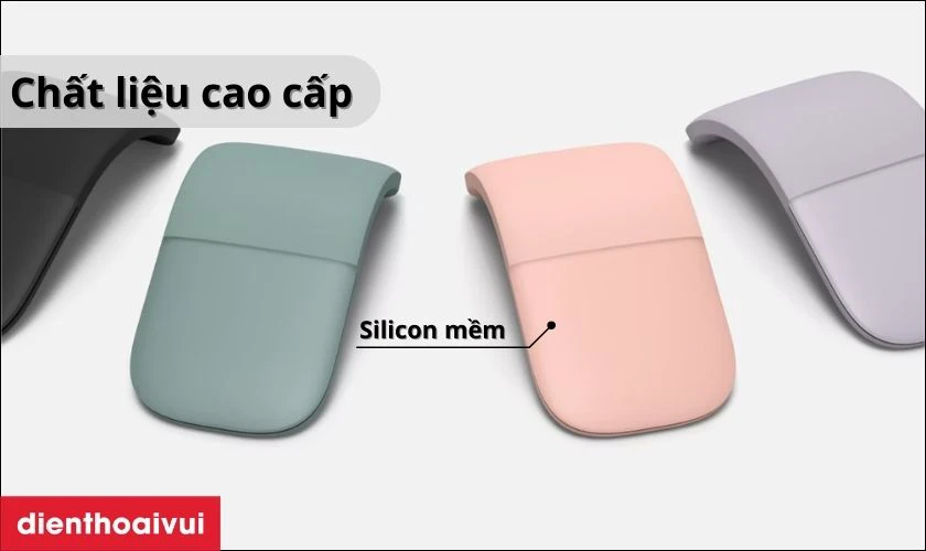 Microsoft sử dụng các chất liệu cao cấp như polycarbonate, nhôm, và silicon