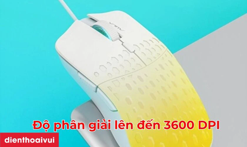 4 mức DPI linh hoạt cho mọi nhu cầu