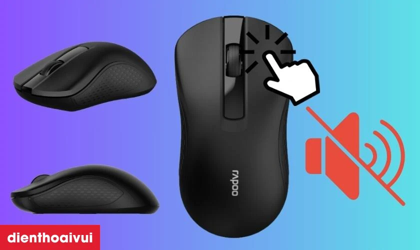 Click chuột êm ái không gây tiếng ồn