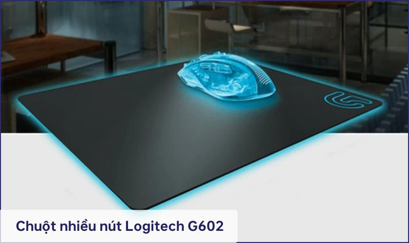 Logitech G602 nổi bật với thời lượng pin dài và độ bền cao
