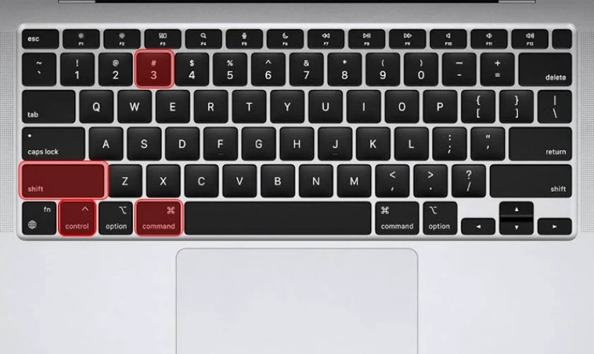 Cách chụp màn hình MacBook Air M1 và lưu vào bộ nhớ tạm