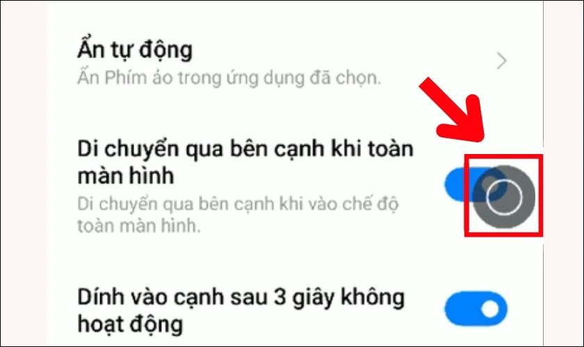 Chụp màn hình Xiaomi bằng nút Home ảo