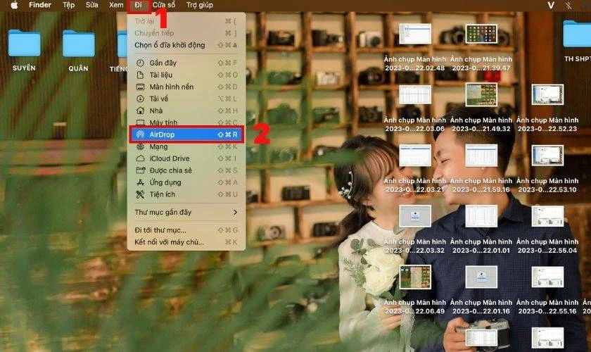 Chuyển hình ảnh từ iPhone sang máy tính bằng Airdrop