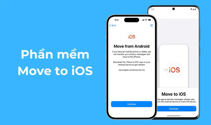 Sử dụng phần mềm Move to iOS đổi danh bạ từ Android sang iPhone