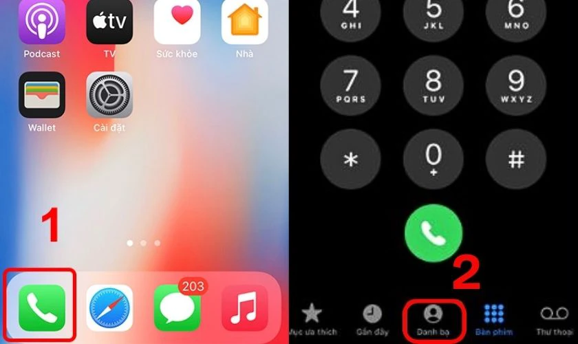 Cài đặt danh bạ Gmail làm mặc định trên iPhone