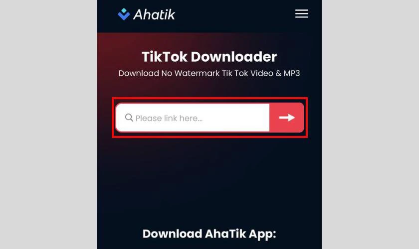 Chuyển nhạc từ Tiktok sang MP3 bằng app Ahatik Downloader nhanh