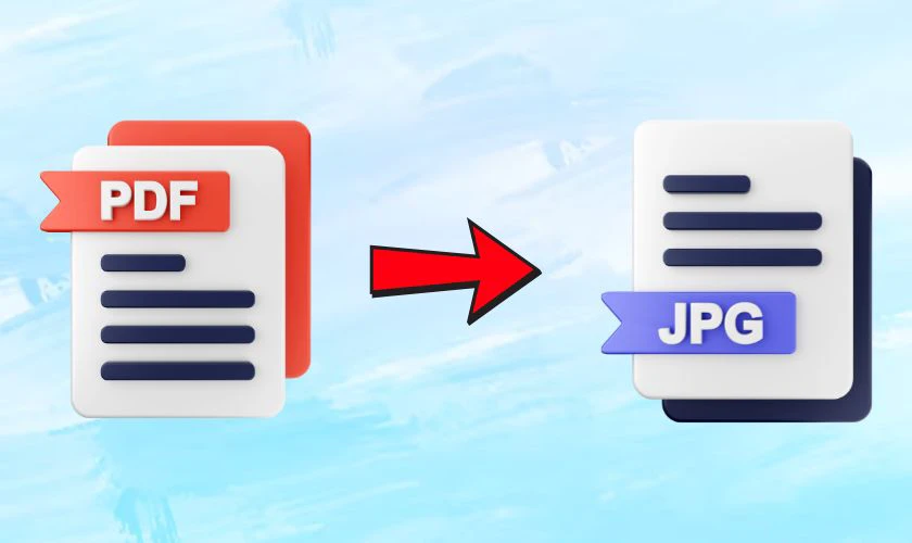Chuyển PDF sang JPG để làm gì?