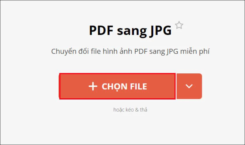 Cách chuyển file PDF sang JPG với PDF Candy
