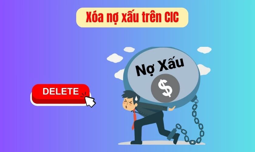 Làm thế nào để xóa nợ xấu trên CIC?