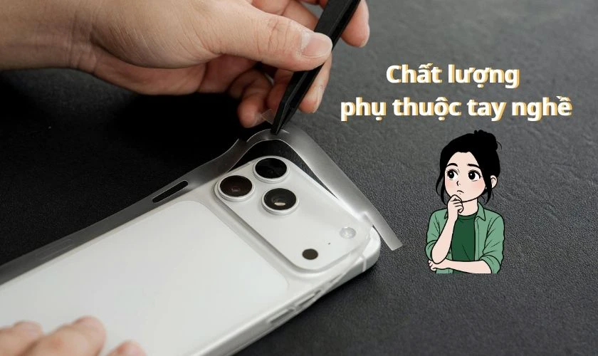 Nhược điểm cần cân nhắc khi dán PPF cho iPhone 17 Pro Max