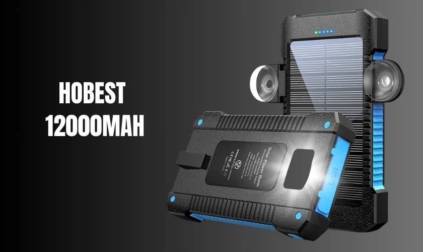 Sạc dự phòng năng lượng mặt trời Hobest 12000mAh
