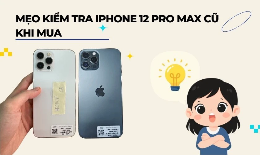 Mẹo kiểm tra iPhone 12 Pro Max cũ khi mua