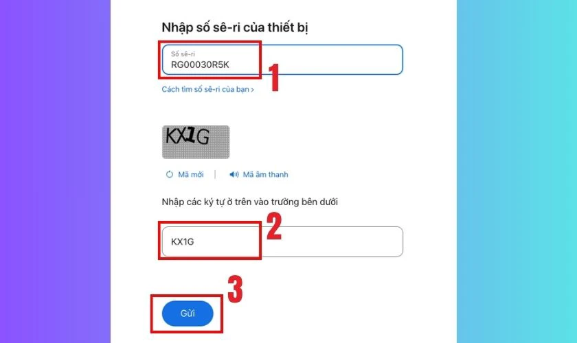 Kiểm tra IMEI/Serial để xác minh chính hãng và nguồn gốc
