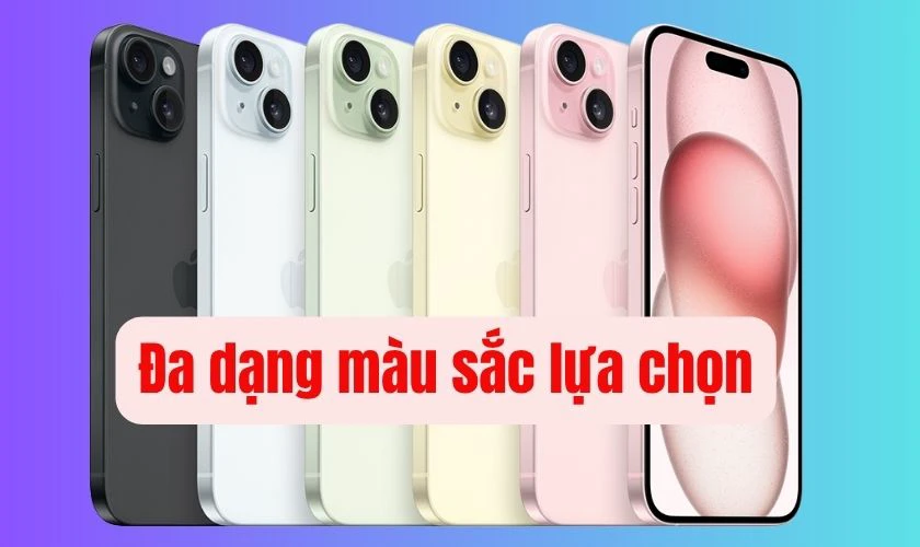 Nhiều lựa chọn dung lượng bộ nhớ và màu sắc hơn