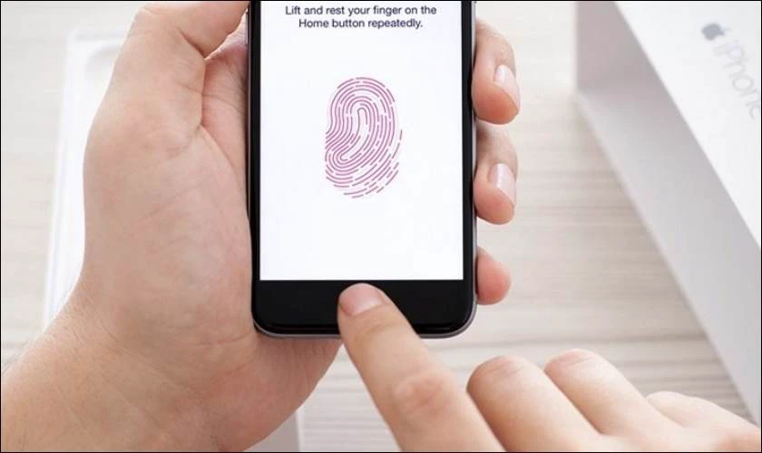 Cảm biến vân tay Touch ID tiện dụng
