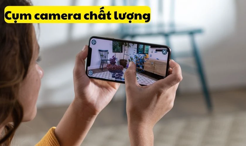 Cụm camera kép hỗ trợ chống rung quang học trên iPhone X