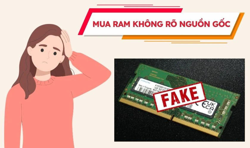 Rủi ro khi mua RAM laptop cũ