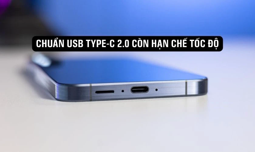 Cổng sạc USB 2.0 tốc độ truyền dữ liệu chưa cao