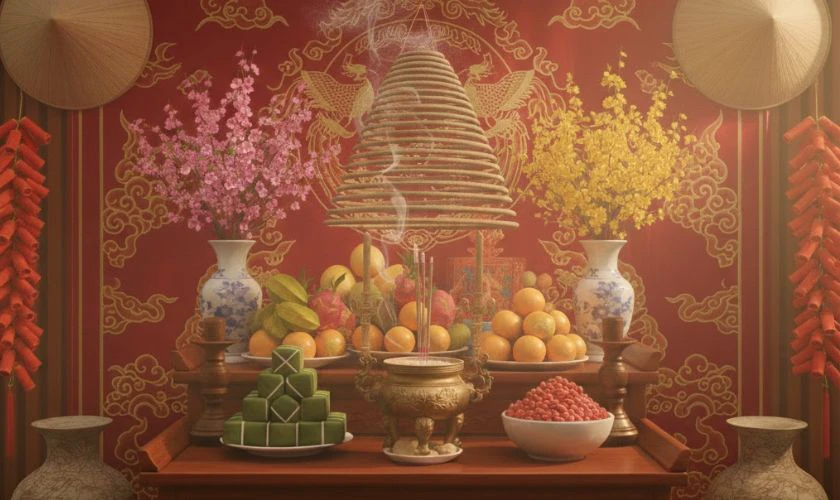 Nên thắp hương vòng ngày Tết 2026 vào thời điểm nào?