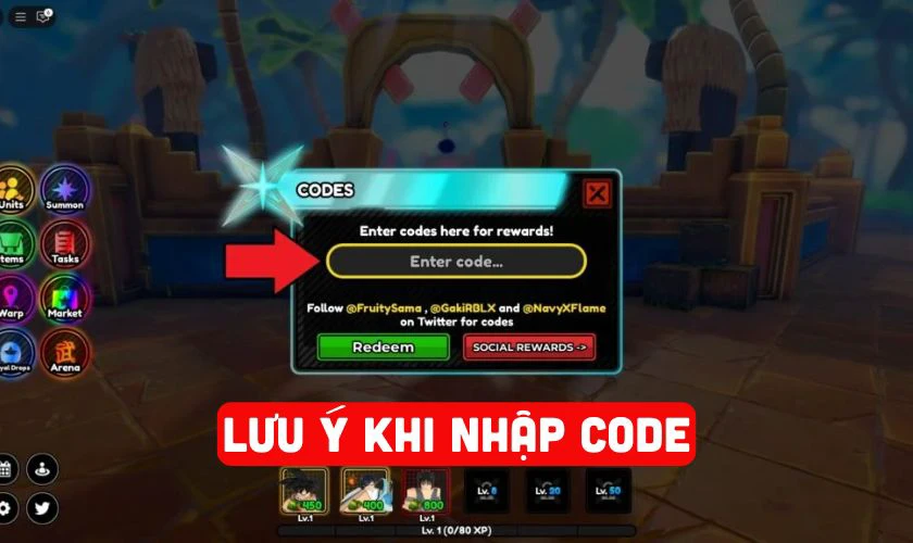 Lưu ý khi nhập Code tránh rủi ro
