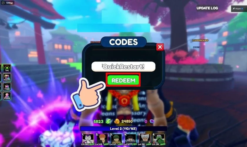 Nhấn chọn REDEEM để ho&agrave;n tất đổi qu&agrave;