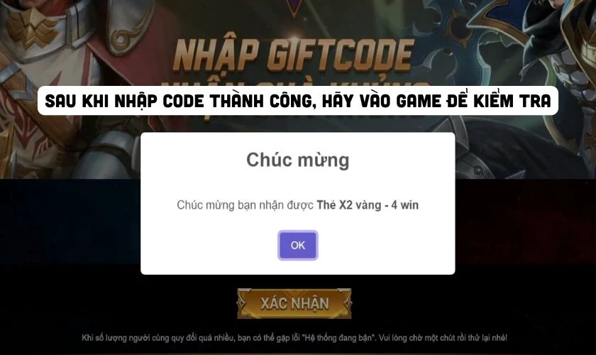 Lưu ý khi nhập Code Liên Quân APL 2025