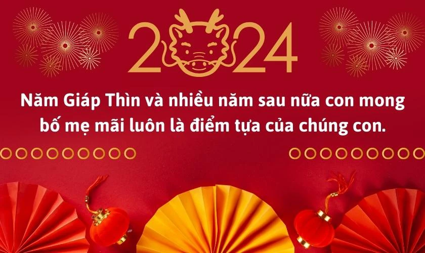 Mong bố mẹ mãi luôn là điểm tựa của chúng con