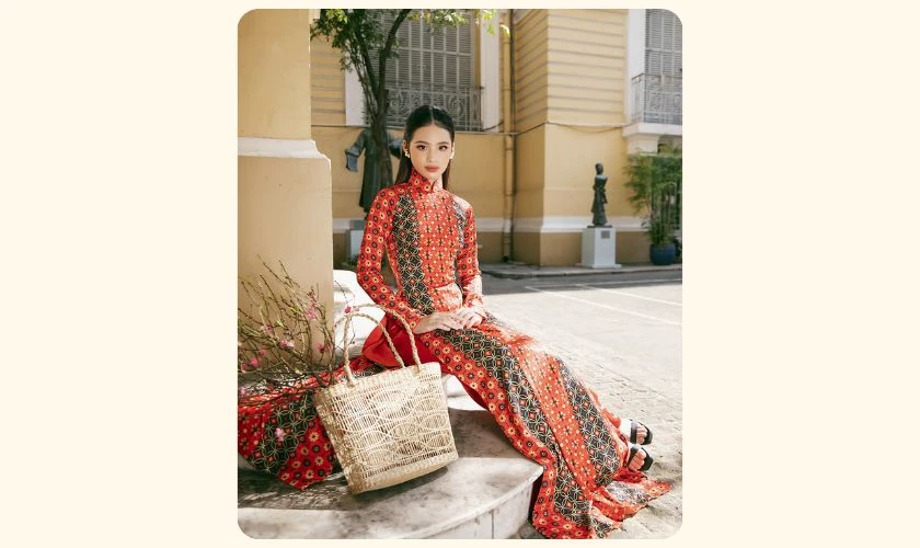 Concept chụp ảnh Tết với áo dài sang trọng