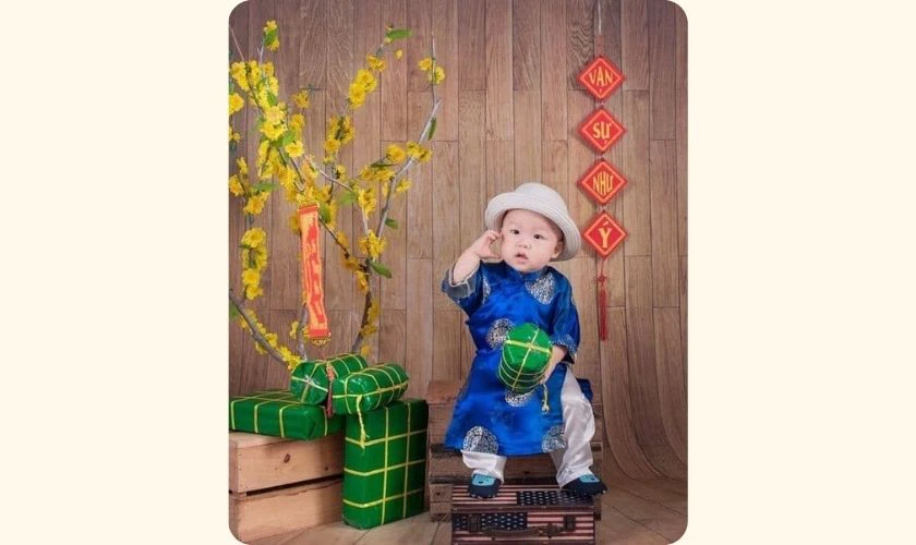 Concept chụp ảnh Tết cho bé dễ thương
