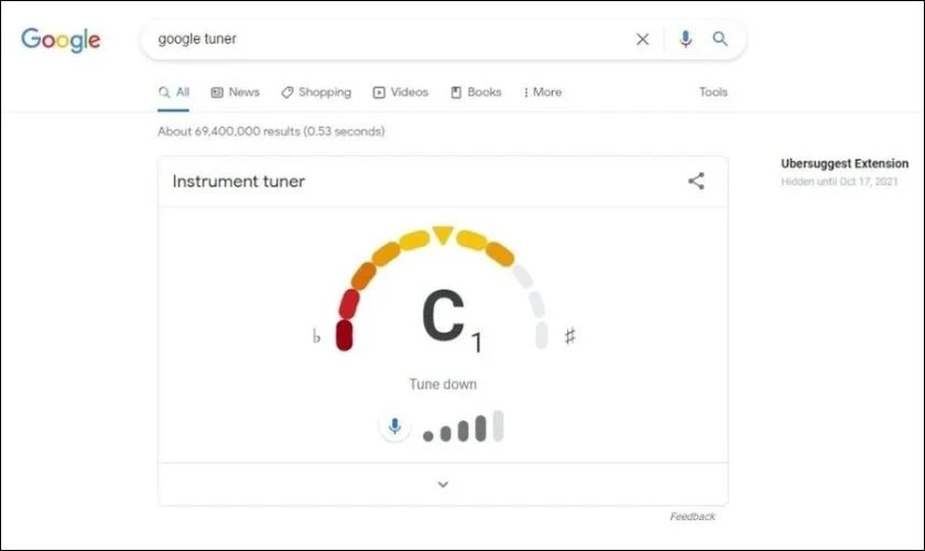 Công cụ chỉnh nhạc cụ trên Google tốt nhất