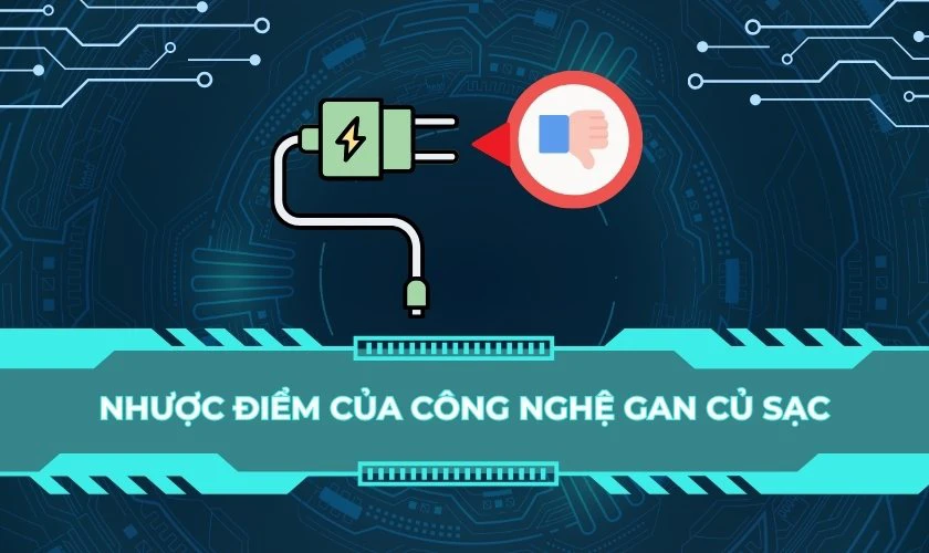 Nhược điểm của công nghệ GaN củ sạc là gì