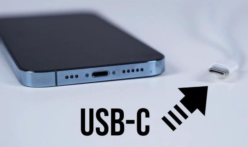 Sử dụng bộ chuyển đổi để sạc USB Type C cho thiết bị không có cổng sạc này