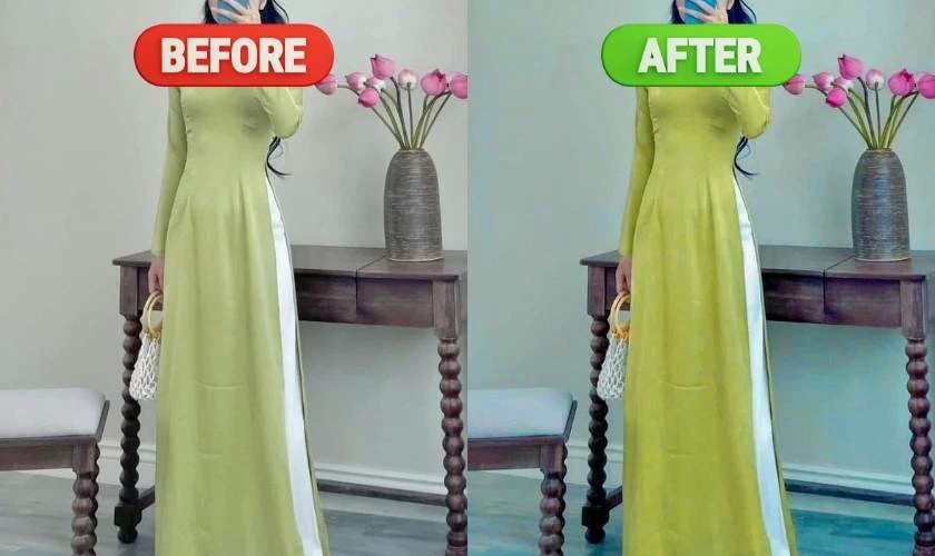 Des ảnh tone màu xanh bơ sáng hiện đại