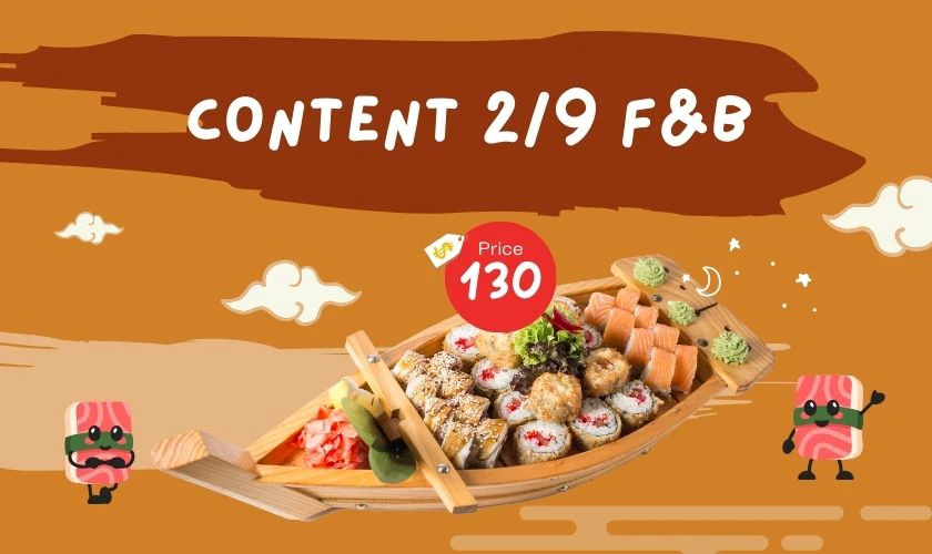 Nội dung sáng tạo cho các thương hiệu F&B