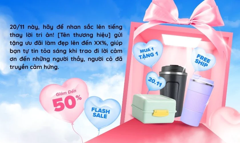 Content hay chủ đề ngày Nhà giáo cho làm đẹp, thẩm mỹ