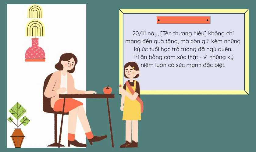 Content 20/11 dạng Storytelling