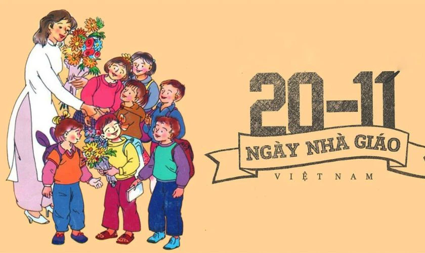 Thể hiện tinh thần tri ân thầy cô qua những mẫu content 20/11