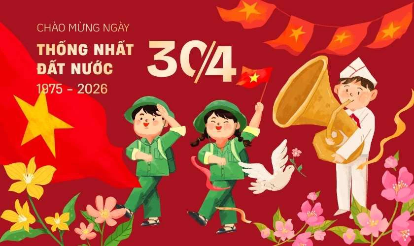 Content thông báo nghỉ lễ 30/4 1/5