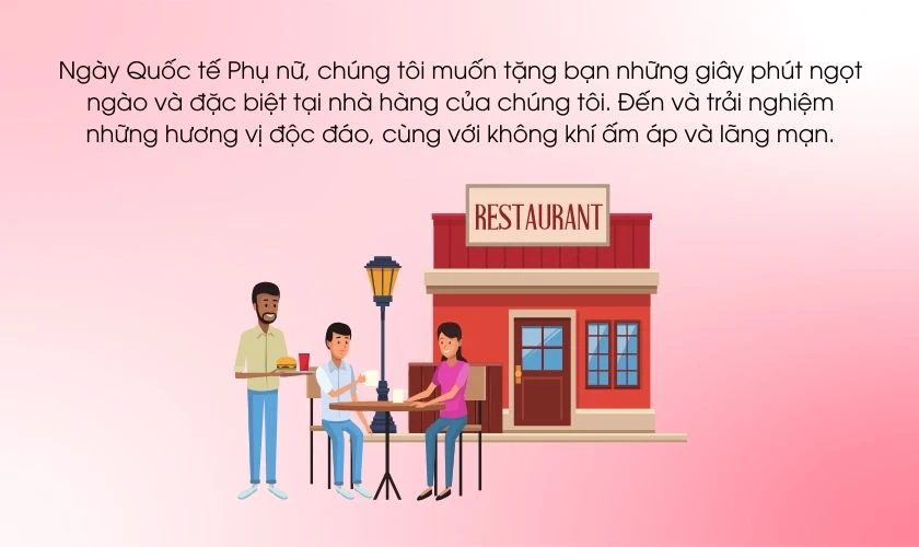 Content 8/3 cho các thương hiệu F&B