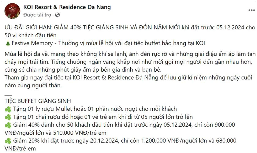 Xác định rõ thời gian bắt đầu và kết thúc của chương trình khuyến mãi hoặc sự kiện