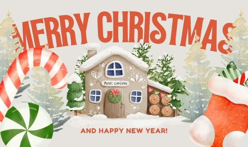 Content chúc Giáng sinh và năm mới an lành