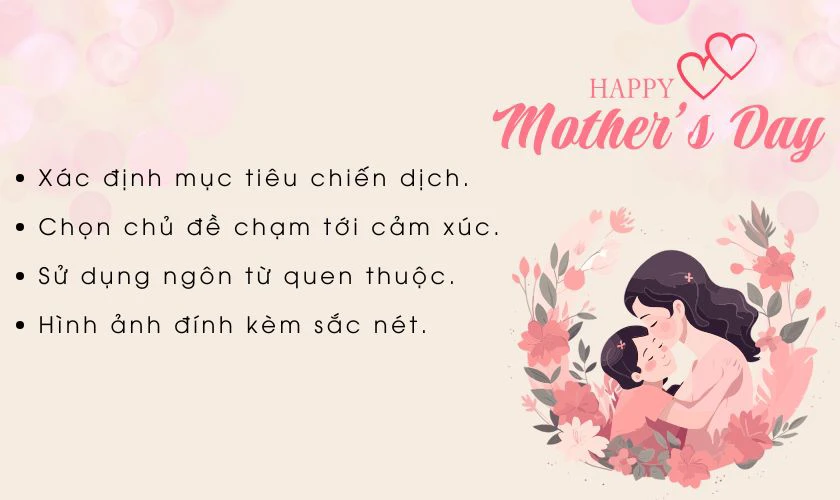 Lưu ý khi viết content Ngày của Mẹ