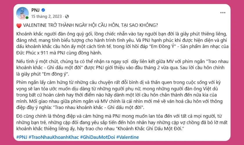 Tiêu chí về thông điệp và cảm xúc chân thành